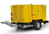 Винтовой компрессор Atmos PDP 190-10 (на шасси, рег. высота, без тормозов)