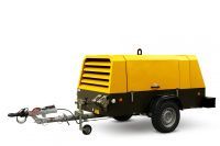 Винтовой компрессор Atmos PDP 65-12 (на шасси, рег. высота, с тормозами)