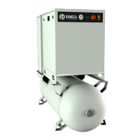 Компрессор спиральный REMEZA KC 5-10-270 M (с осушителем)