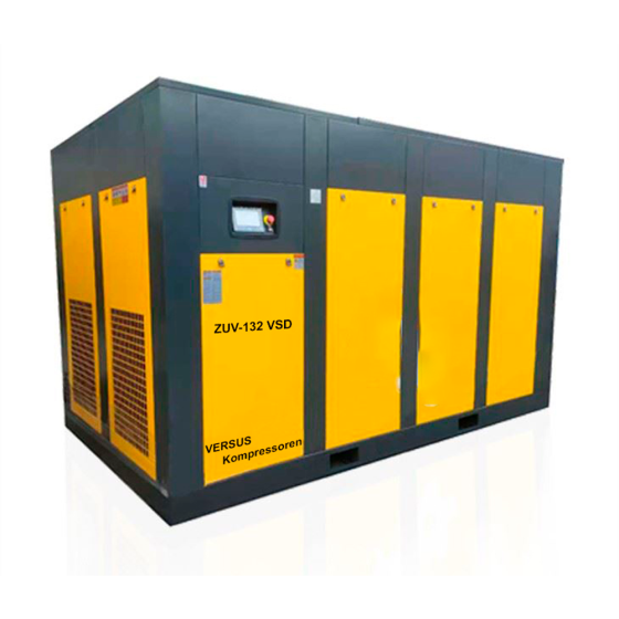 Винтовой компрессор ZUV – 132 VSD 10 бар прямой привод IP 54 D