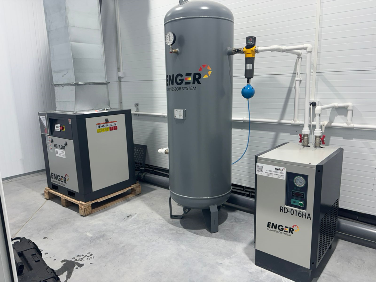 Проект - Винтовой компрессор Enger для ООО Алфит Плюс