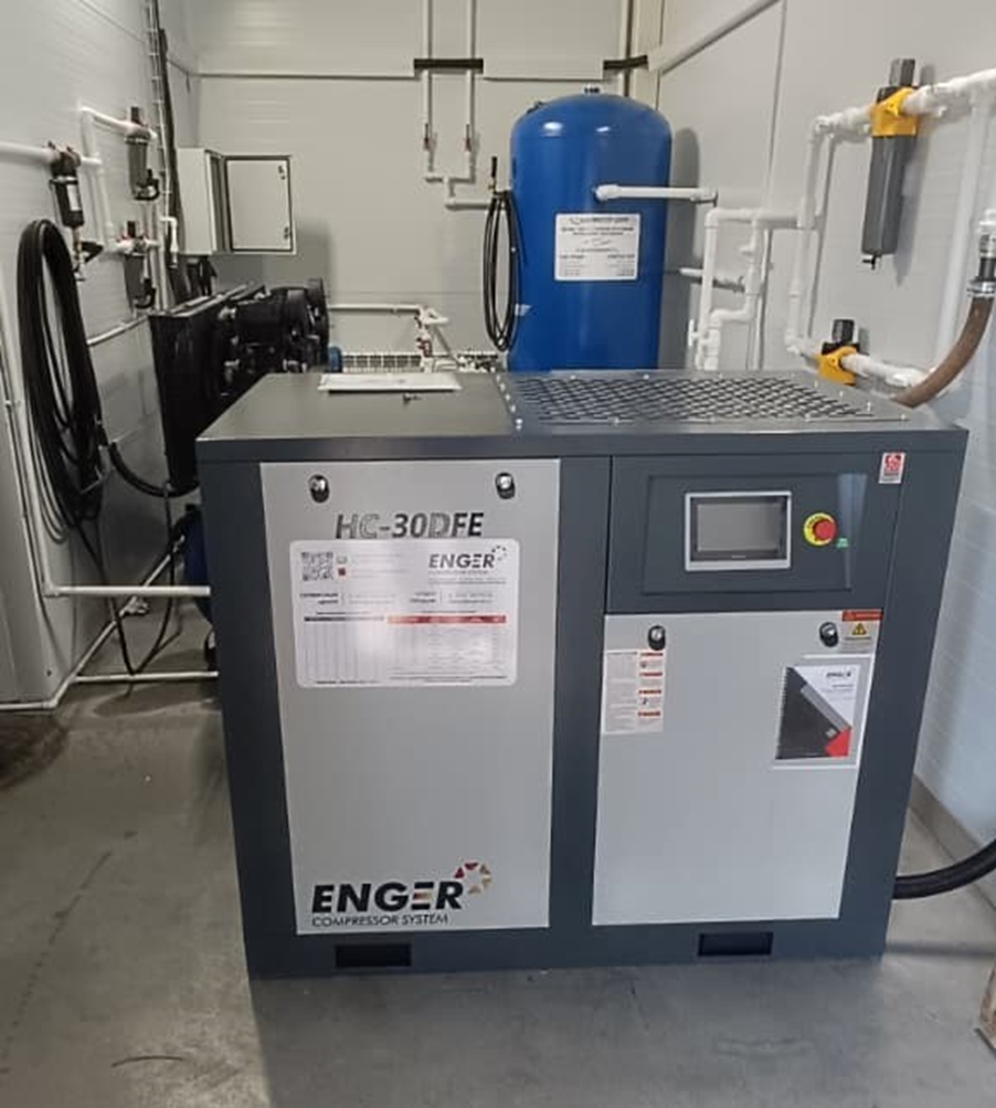 Винтовой компрессор Enger HC-30DFE 8 для ООО Две Линии ПКФ