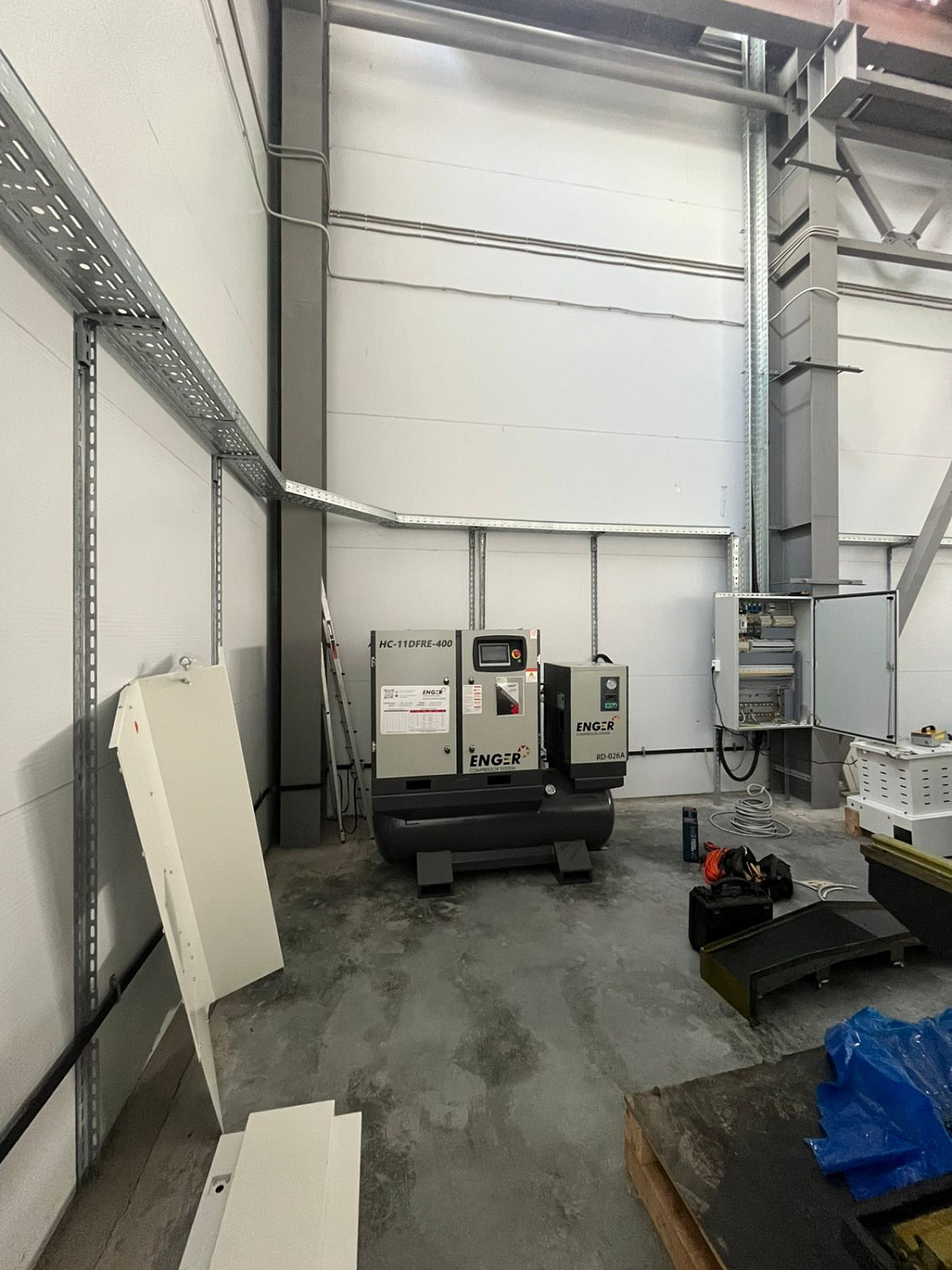 Винтовой компрессор Enger HC-11DFRE-400 8 для ООО "Лидер отрасли"